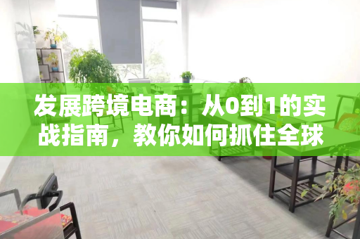 发展跨境电商：从0到1的实战指南，教你如何抓住全球红利