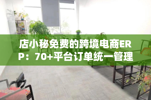 店小秘免费的跨境电商ERP：70+平台订单统一管理，新手也能高效打单发货