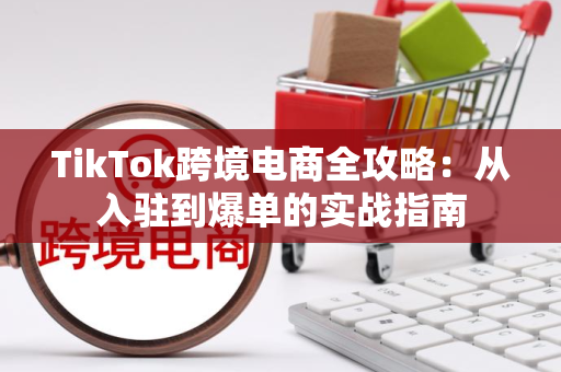 TikTok跨境电商全攻略：从入驻到爆单的实战指南