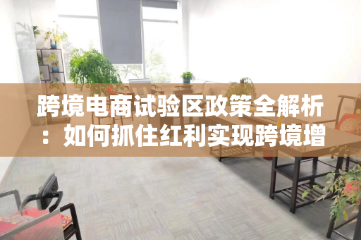 跨境电商试验区政策全解析:如何抓住红利实现跨境增长?