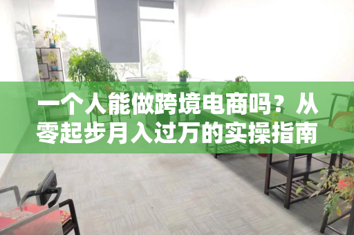一个人能做跨境电商吗？从零起步月入过万的实操指南