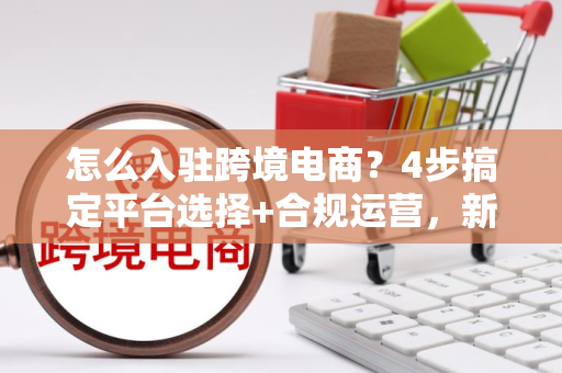 怎么入驻跨境电商？4步搞定平台选择+合规运营，新手也能轻松起步